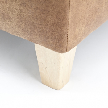 Houten taps toe lopende poot blank Houten taps toe lopende poot blank