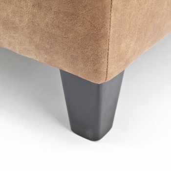 Houten taps toe lopende poot zwart Houten taps toe lopende poot zwart